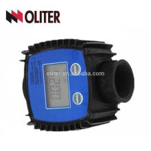 Medidor de turbina electrónico K24 medidor de flujo de agua de combustible digital 10-120L / MIN